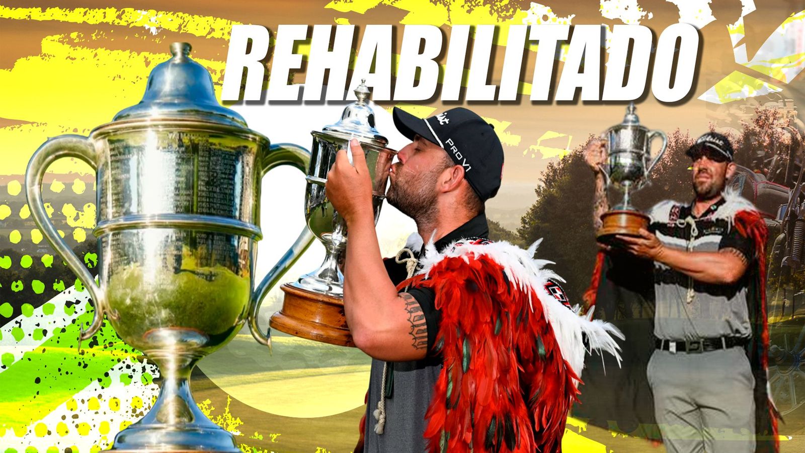 Ryan Peake, de una banda motera a campeón de golf