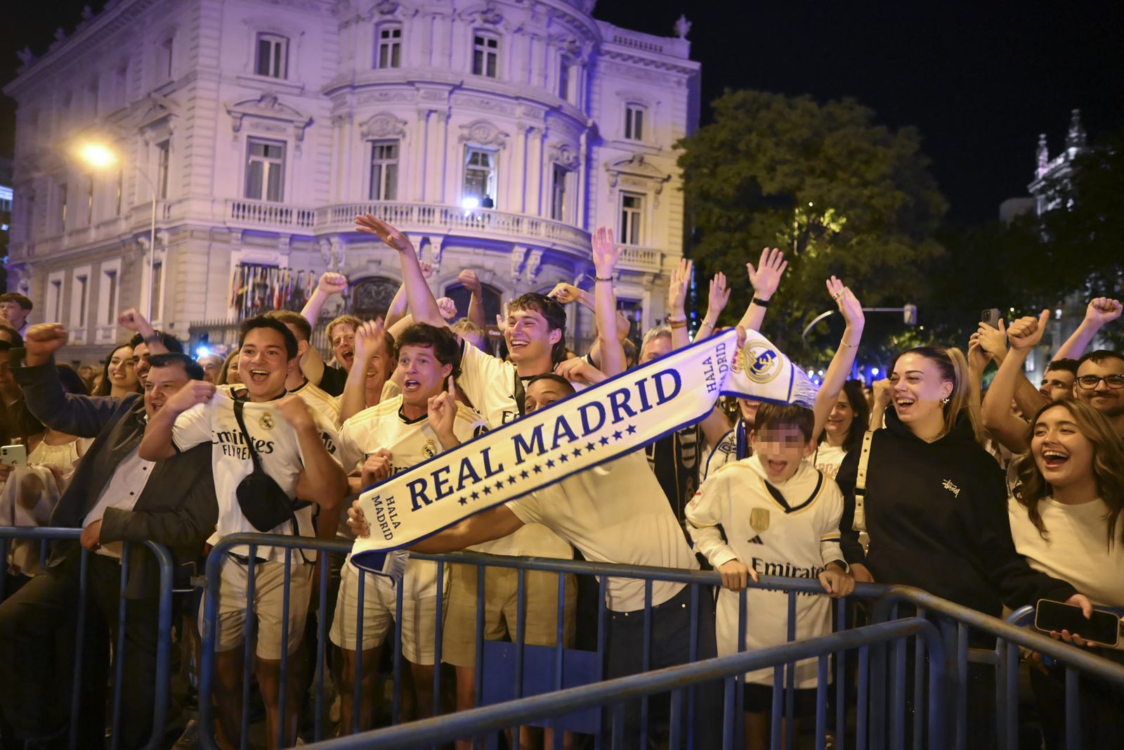Cibeles, centro de la fiesta madridista