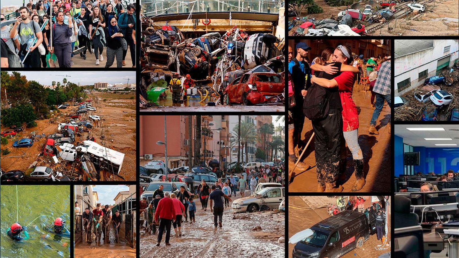 211 muertos y 2.500 llamadas denunciando despariciones, balance provisional de la DANA