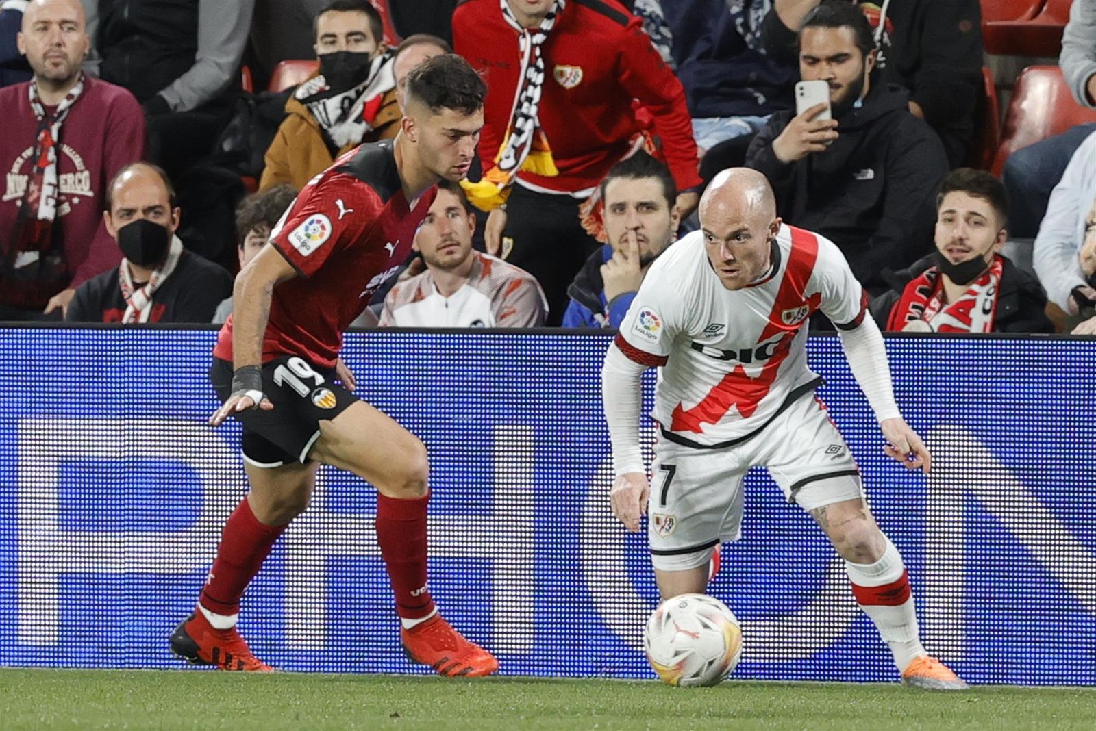 Isi Palazón ante el Valencia