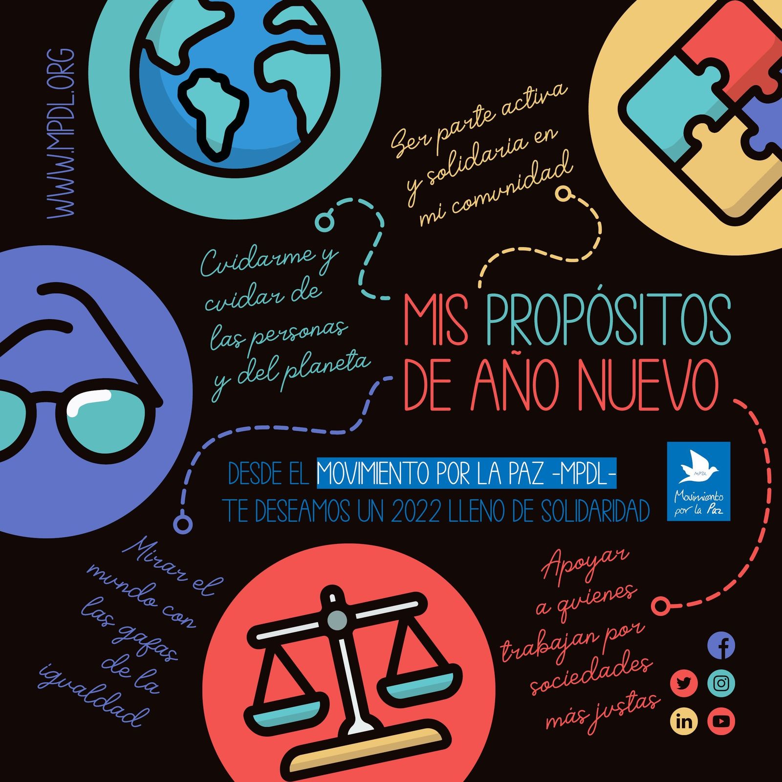 Movimiento por la Paz: "Hay que sumar fuerzas para apoyar a quienes más lo necesitan"