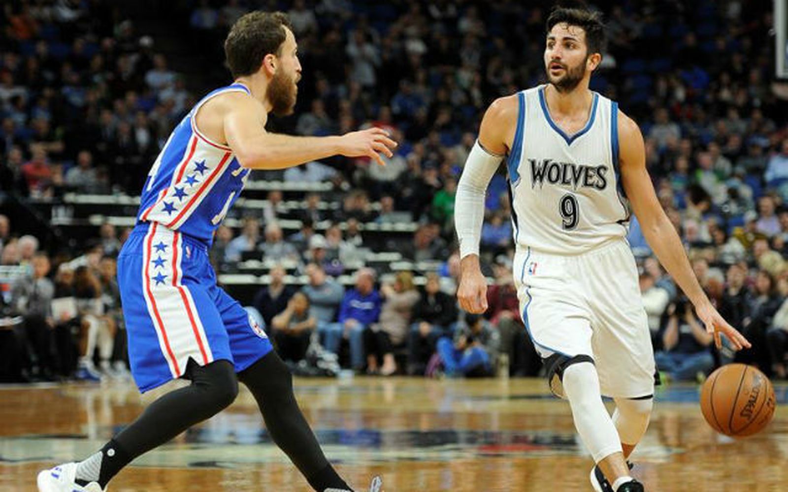 Sergio Rodríguez y Ricky Rubio