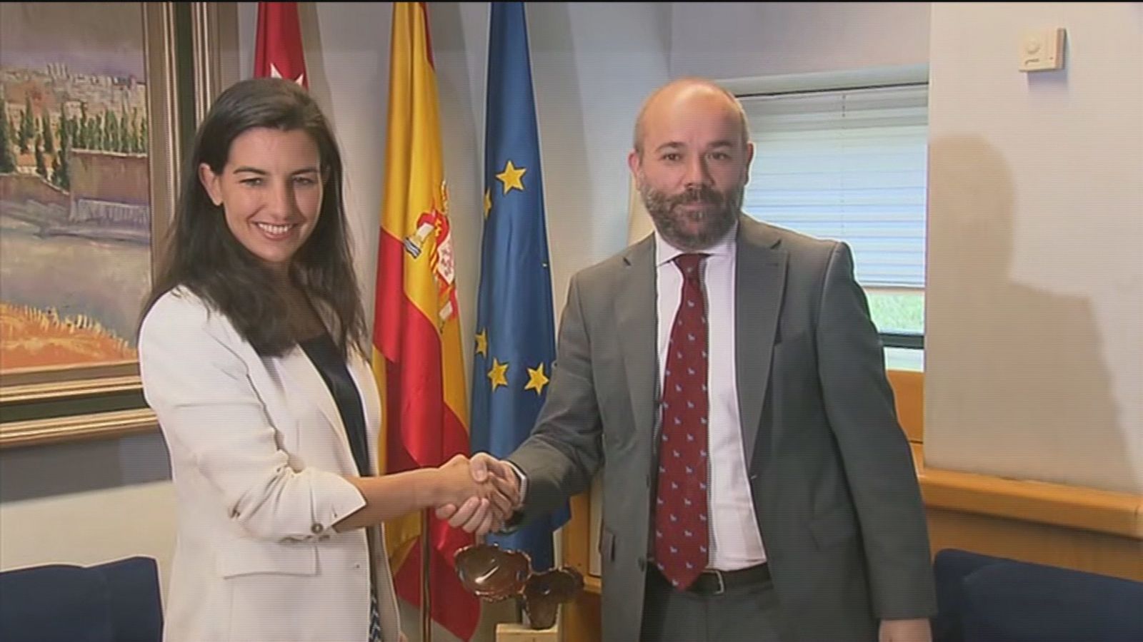 Rocío Monasterio, con Juan Trinidad