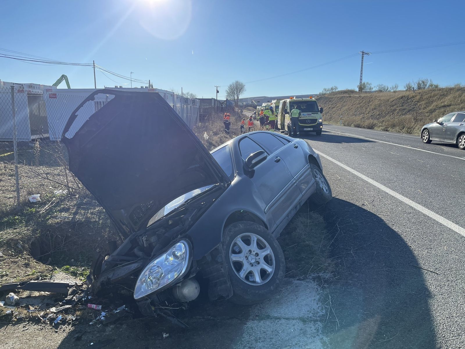Accidente de tráfico en Loeches