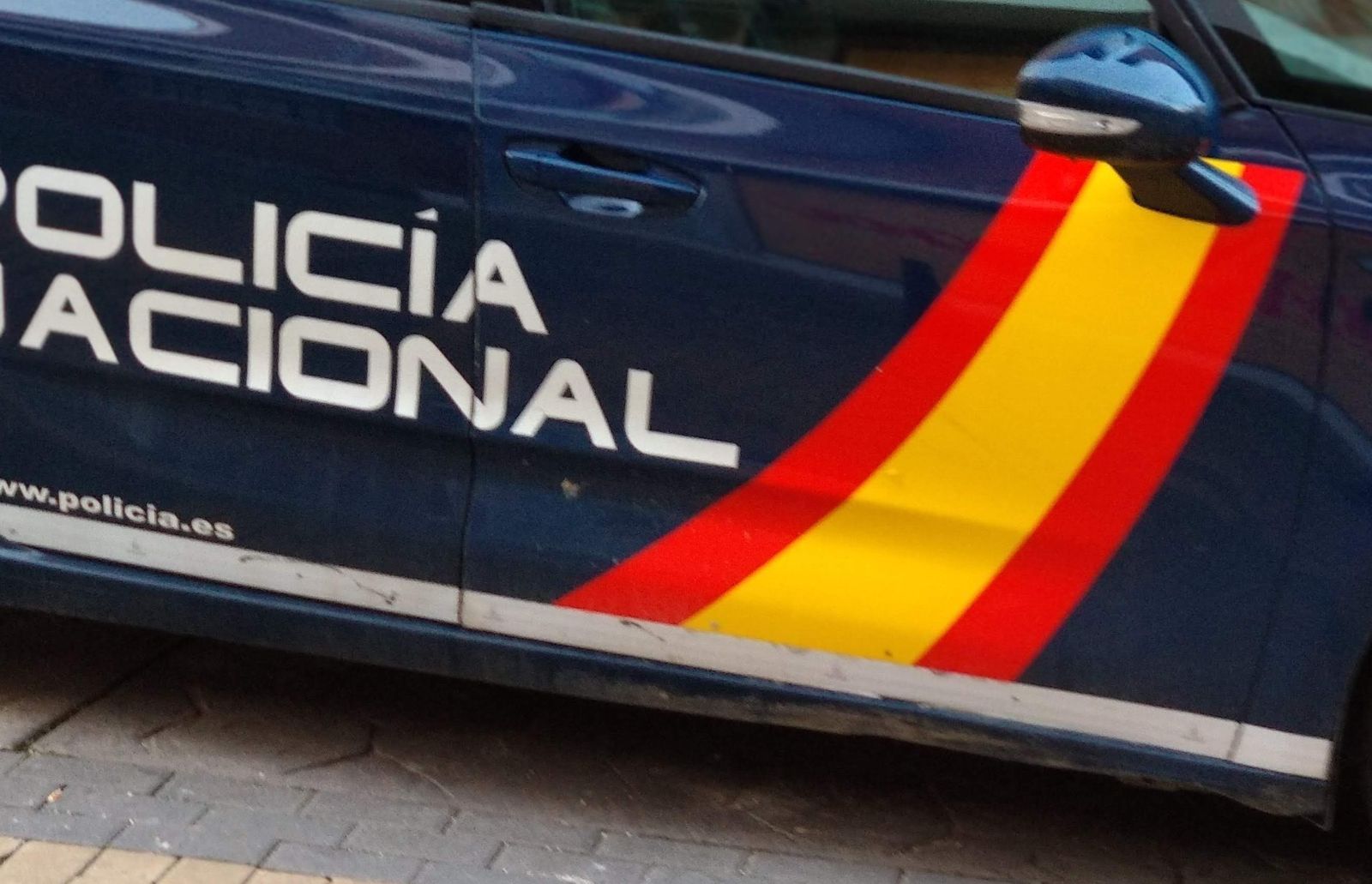Vehículo de Policía nacional