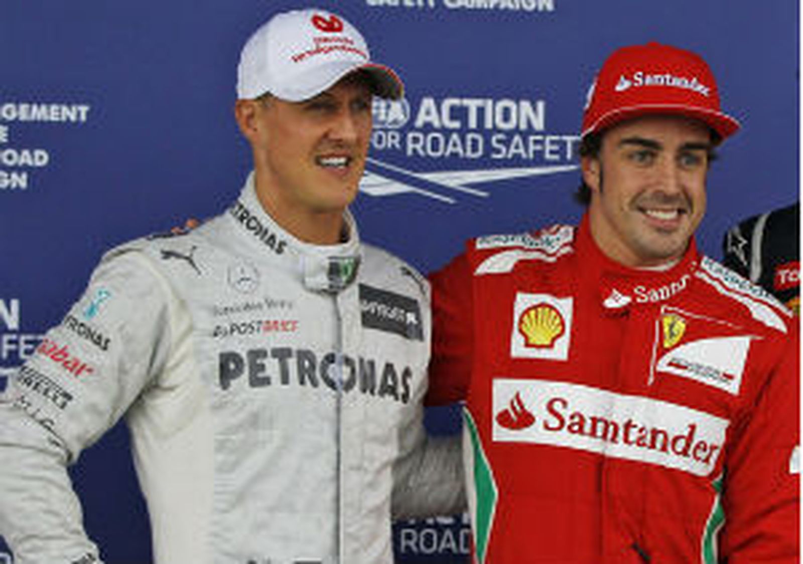 Fernando Alonso y Schumacher