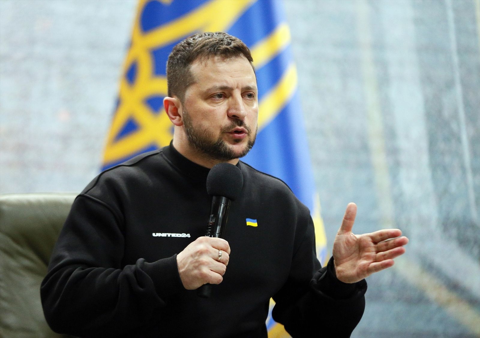 Volodimir Zelenski, presidente de Ucrania