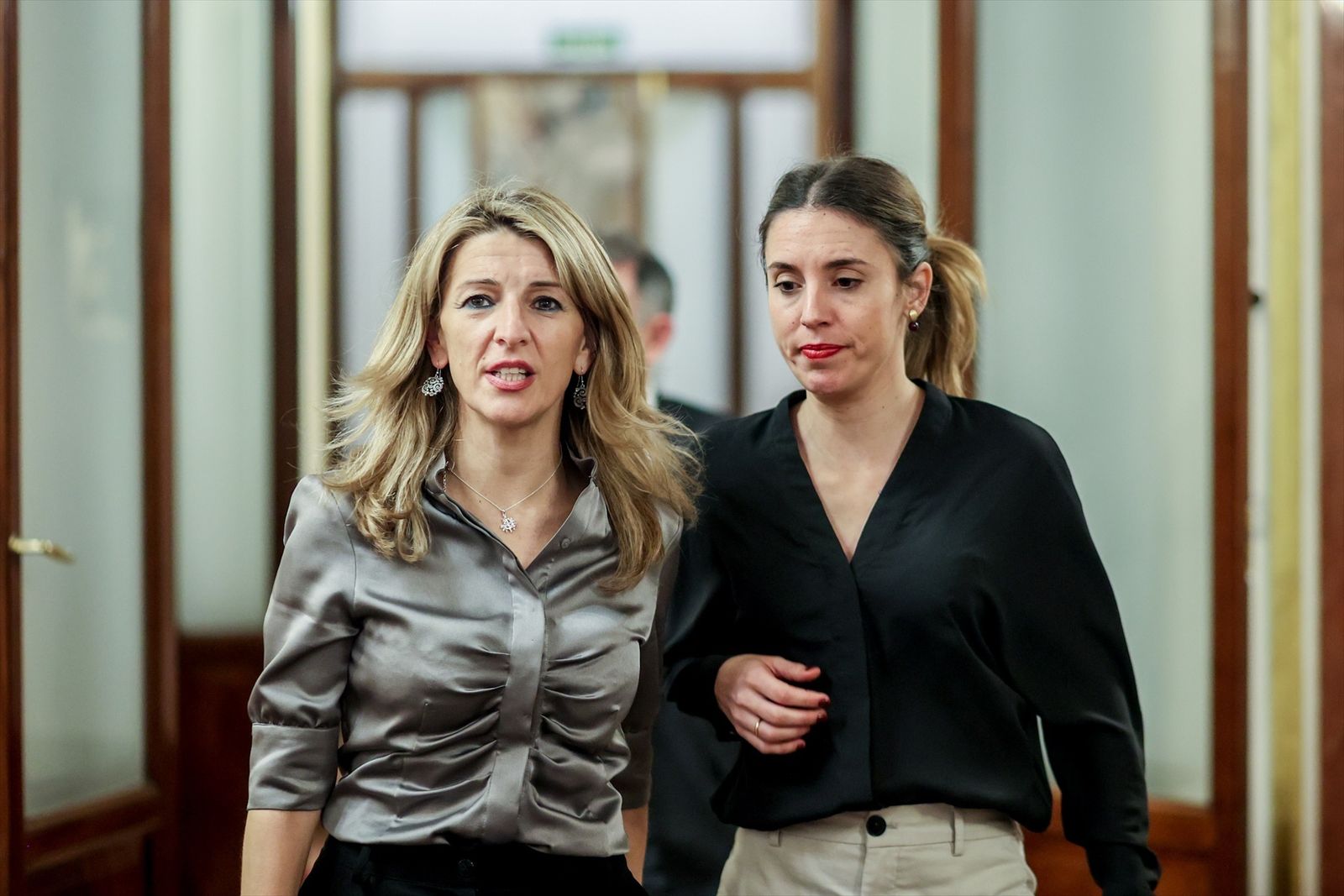 Irene Montero y Yolanda Díaz