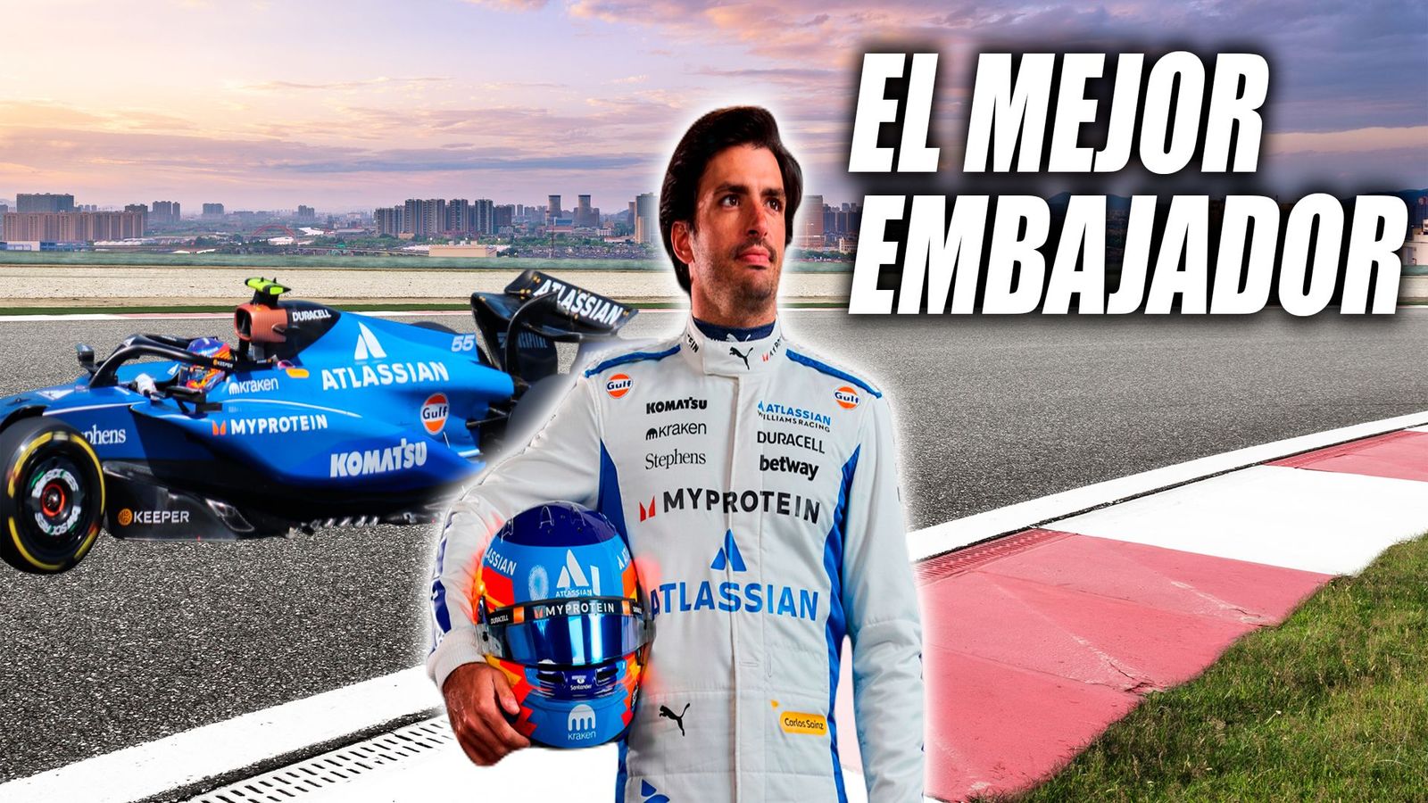 Carlos Sainz, el mejor embajador del Gran Premio de Madrid de Fórmula 1