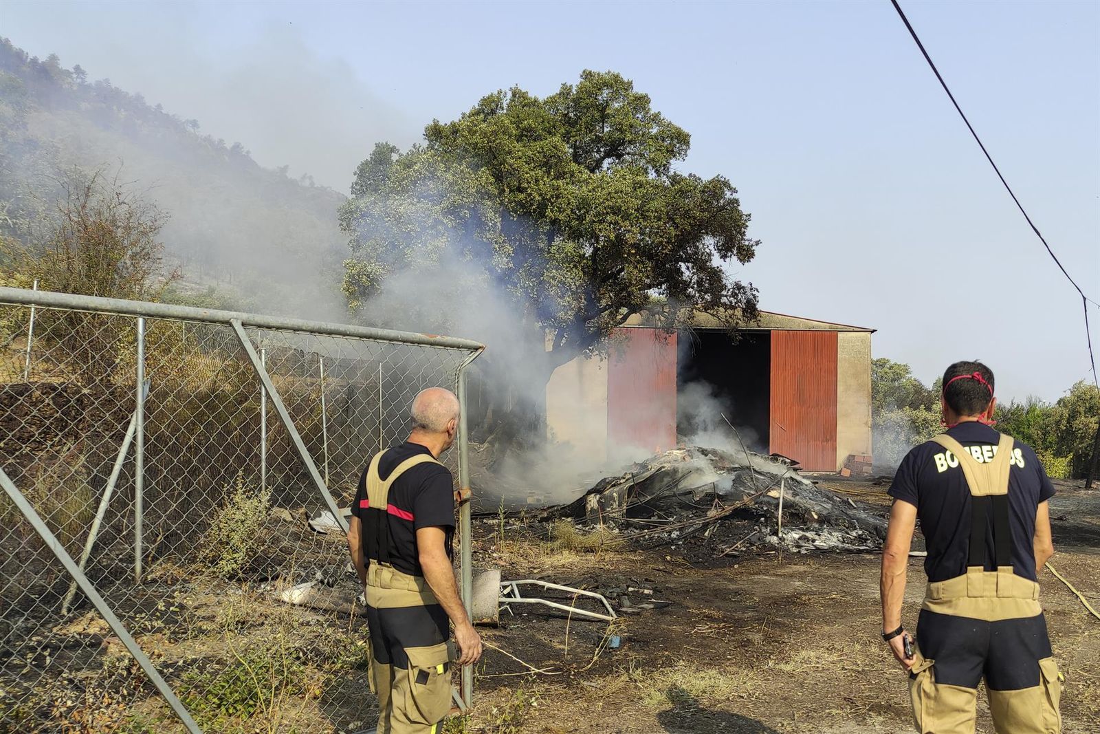 Incendio de Casas de Miravete