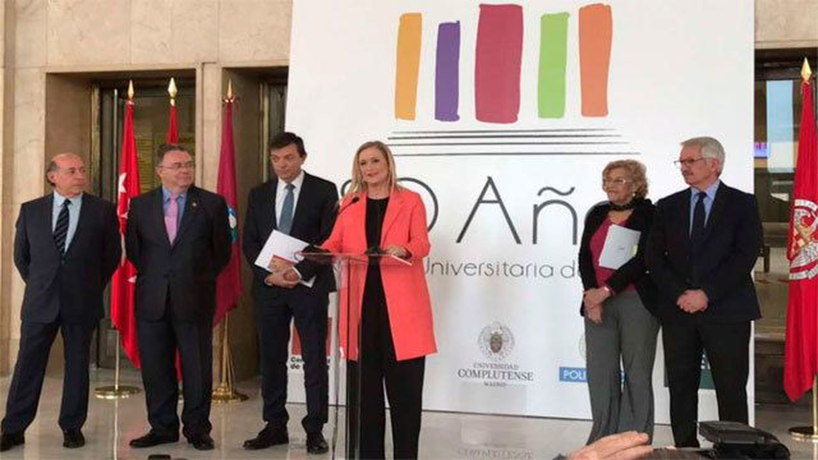 Cifuentes y Carmena celebran el 90 cumpleaños de la Ciudad Universitaria