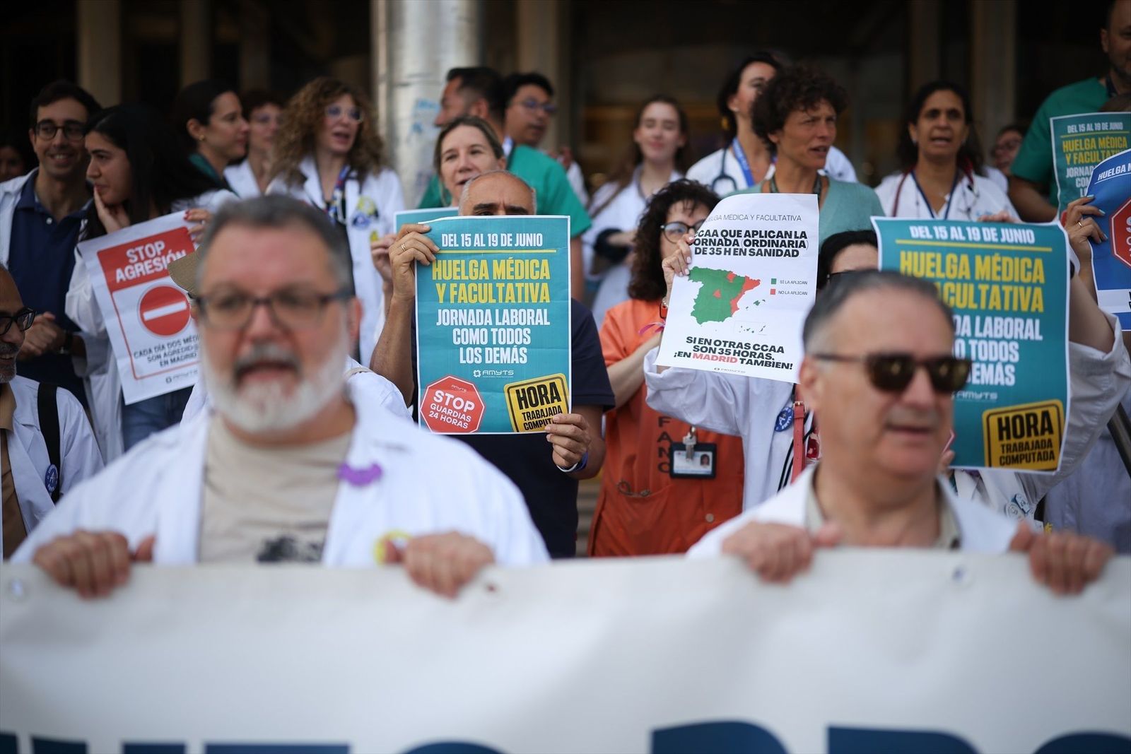 Finaliza la nueva ronda de huelgas médicas en Madrid con el conflicto enquistado