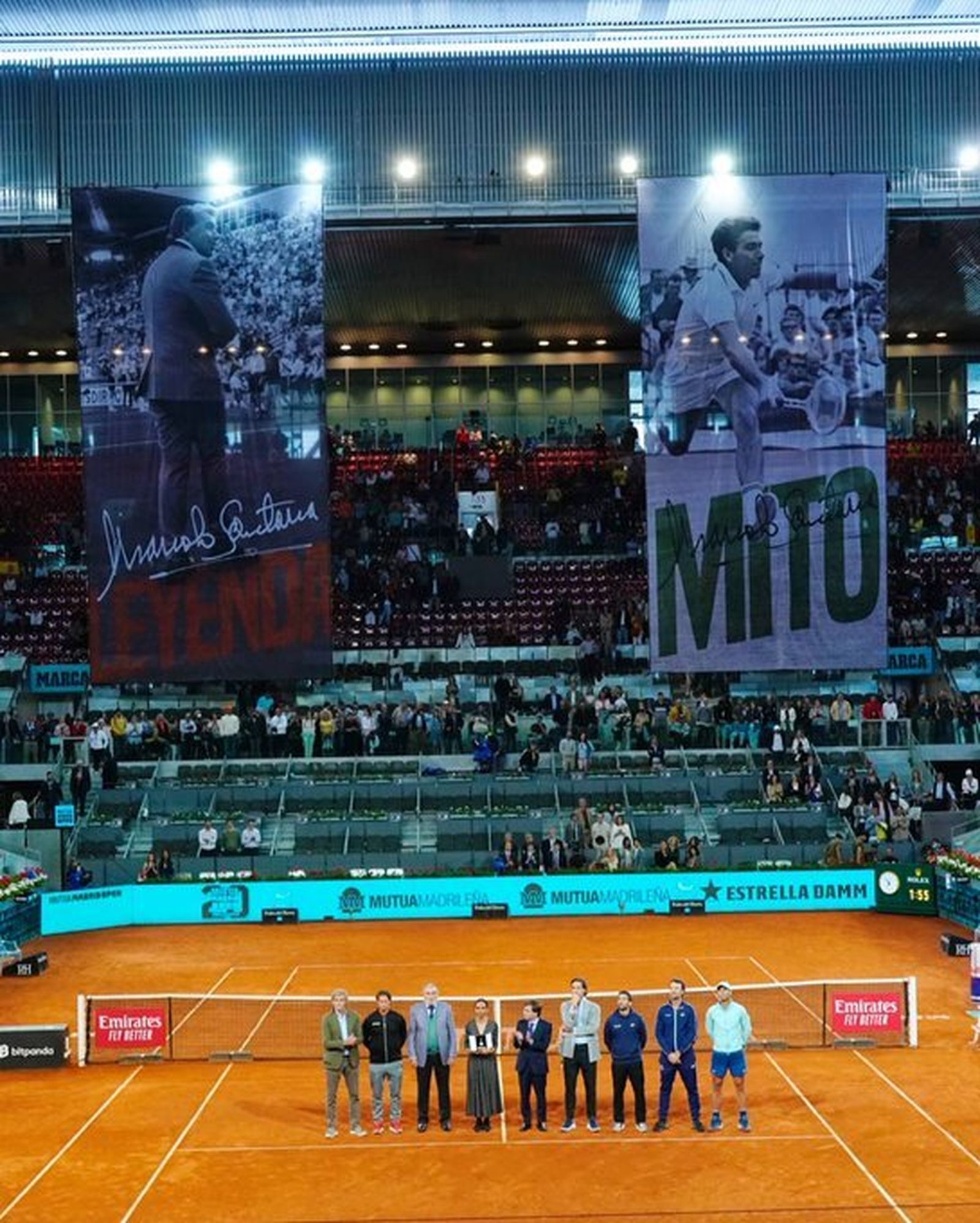 Homenaje a Manolo Santana