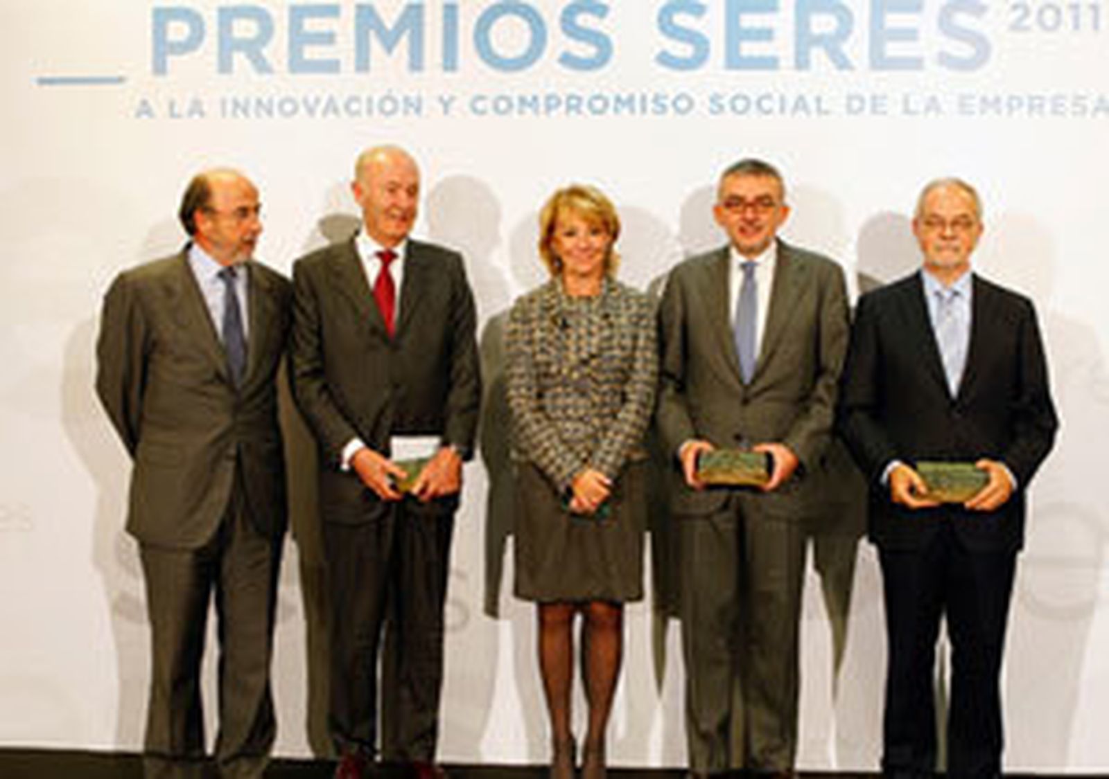 Aguirre en los premios SERES