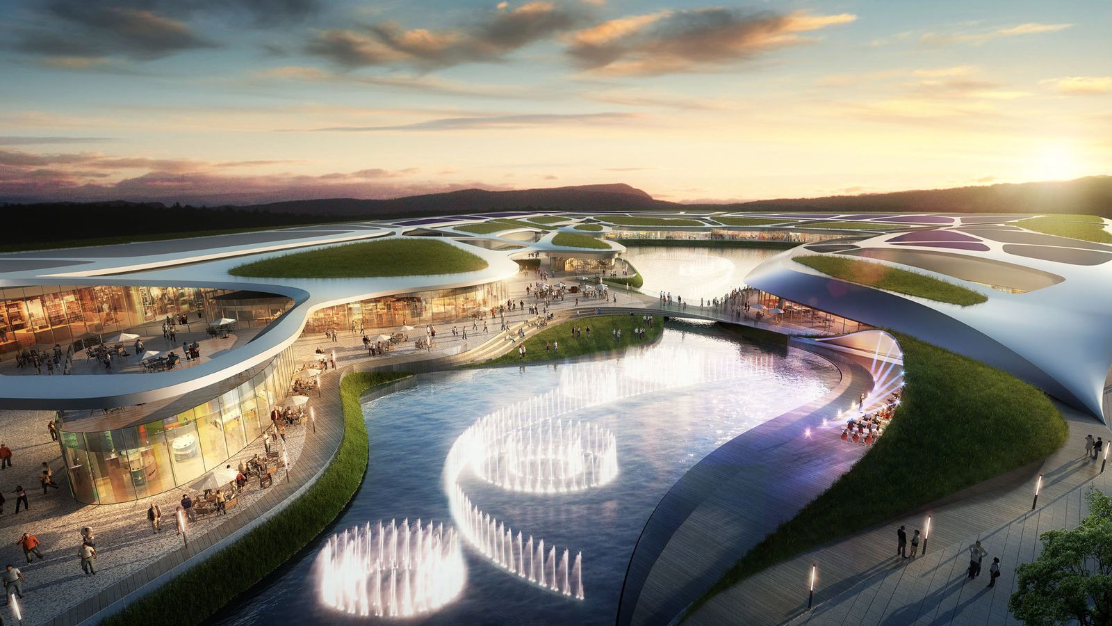 Open Sky tendrá un lago de 10.000 metros cuadrados