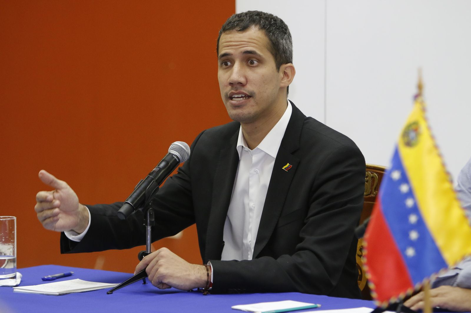 El líder de la Asamblea Nacional venezolana y autoproclamado presidente de ese país, Juan Guaidó