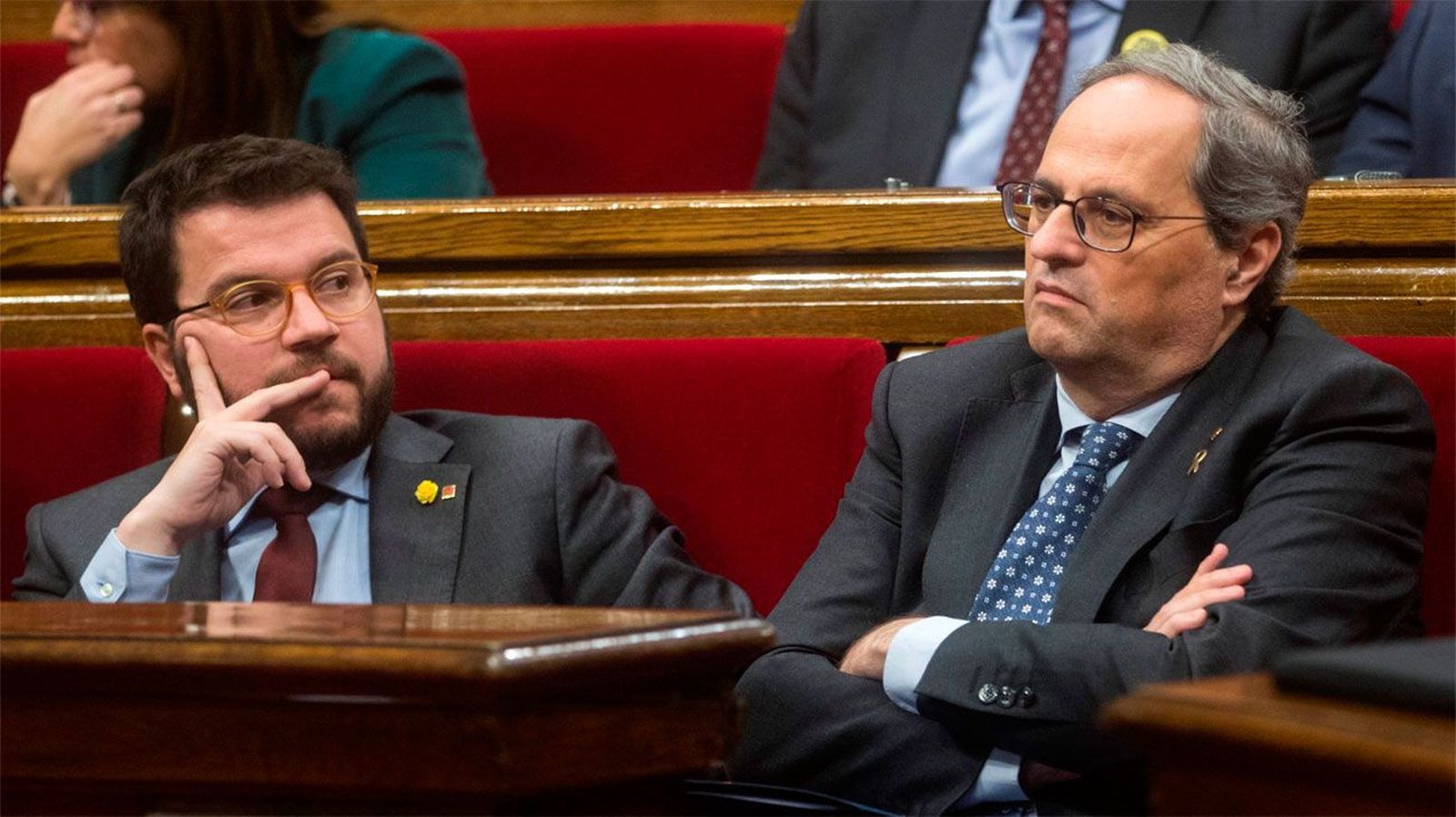 ERC niega el aplauso a Torra después de que defendiera seguir  como diputado
