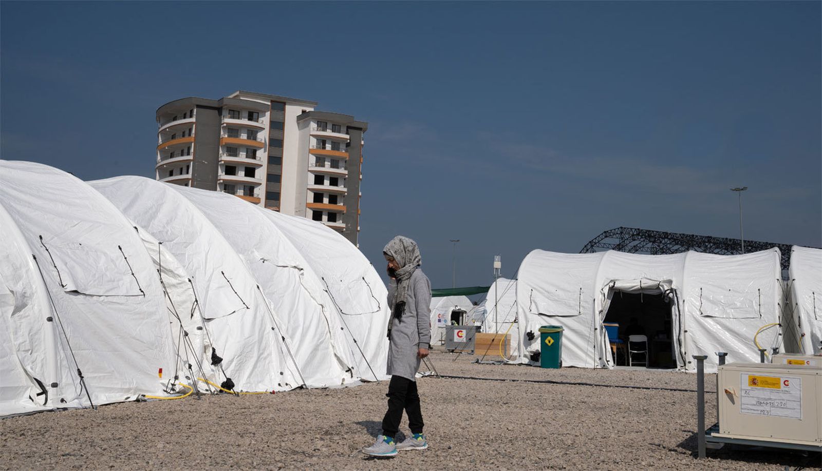 Hospital de campaña de AECID en  Iskenderun, Turquía