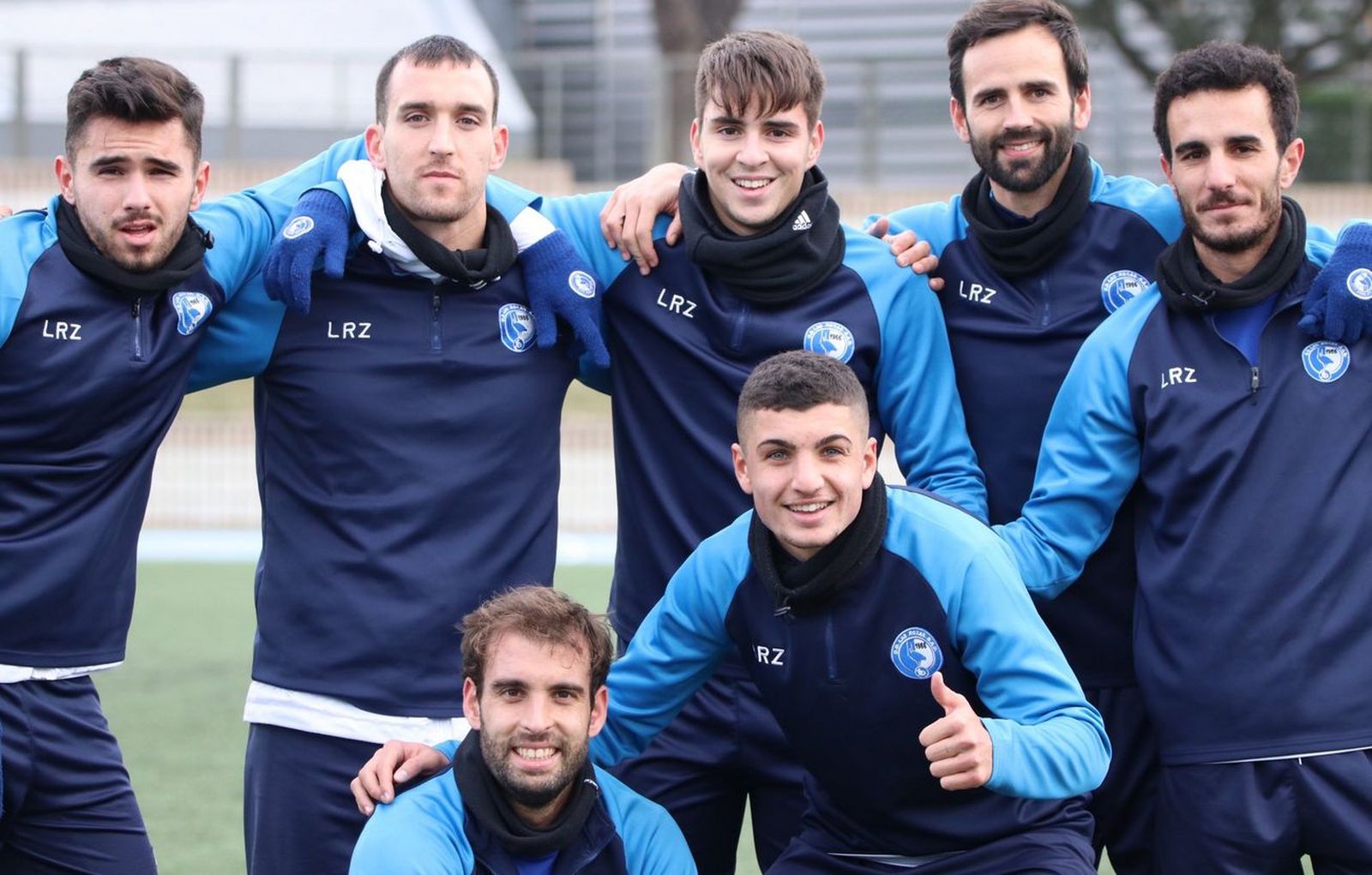 Varios integrantes de Las Rozas CF