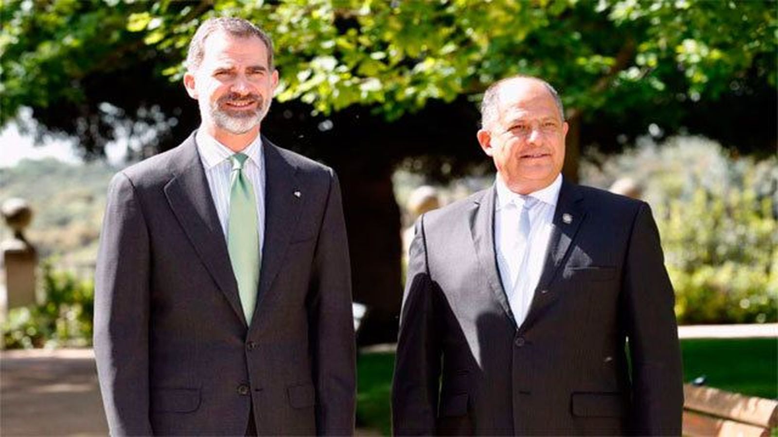 Felipe VI y Solís tratan la cooperación bilateral y asuntos iberoamericanos