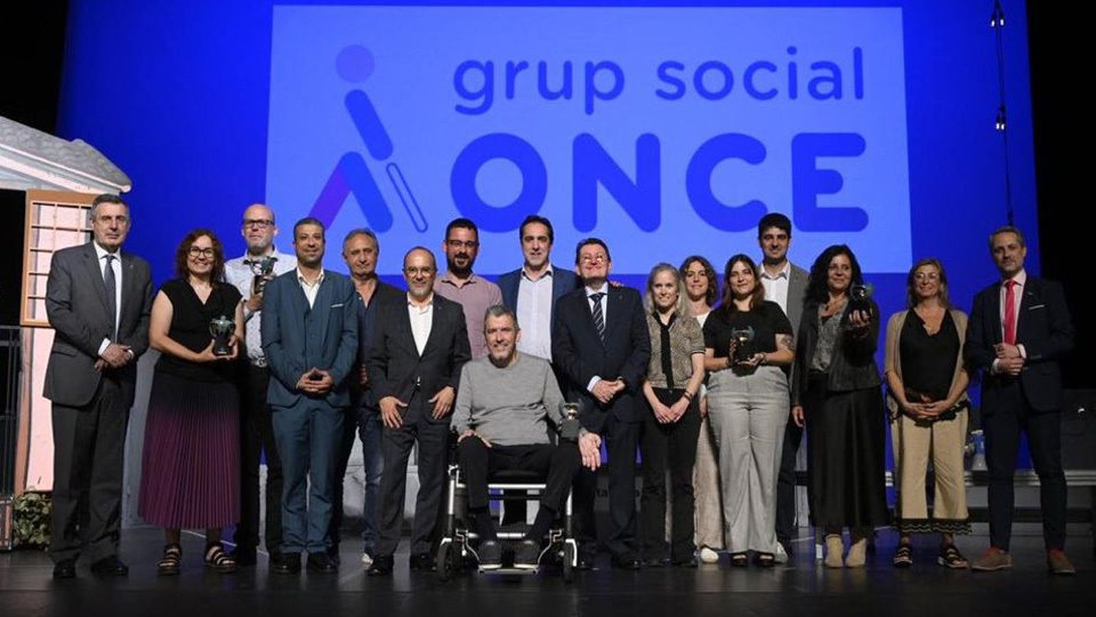 Unzué reivindica la aplicación de la ley ELA en los Premios Solidarios de ONCE Cataluña