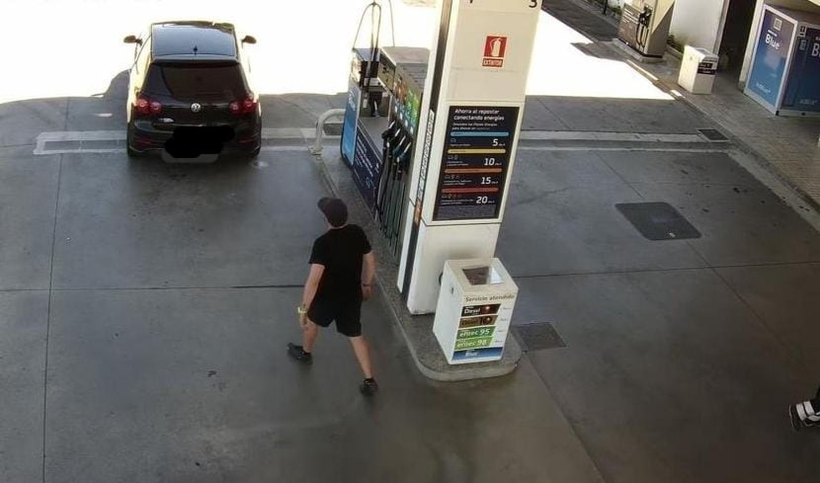 Detenido un hombre por el robo de matrículas para usarlas en su coche e irse sin pagar de gasolineras en Orense
