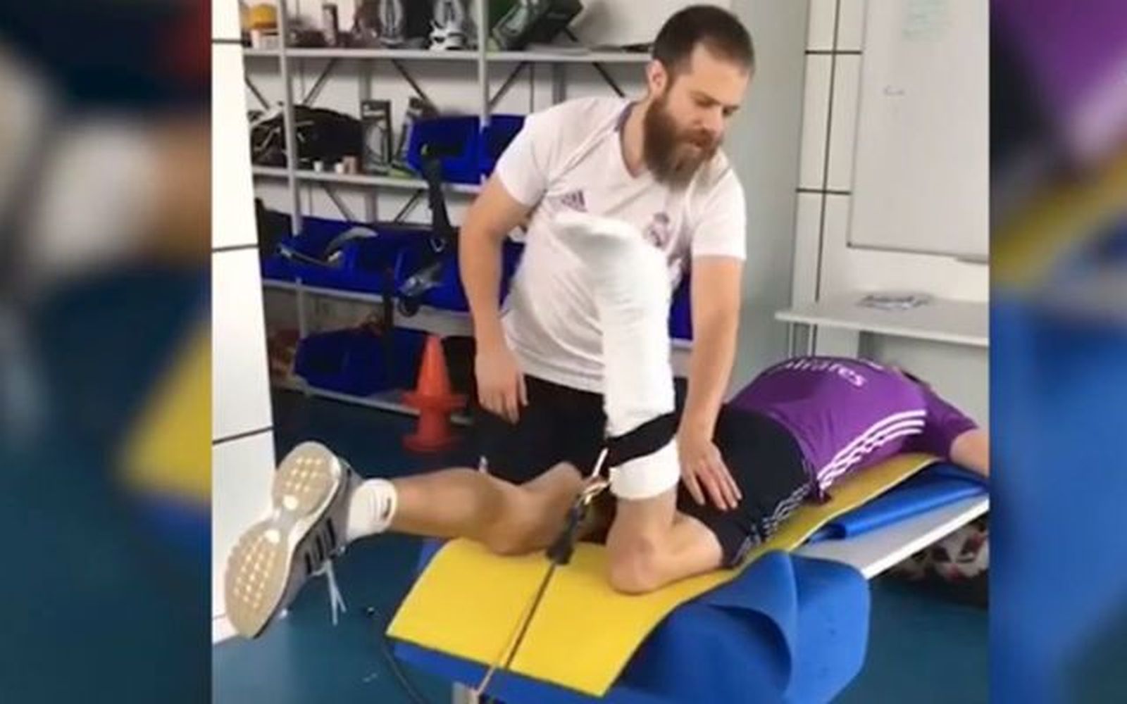Bale ya trabaja su recuperación en Valdebebas