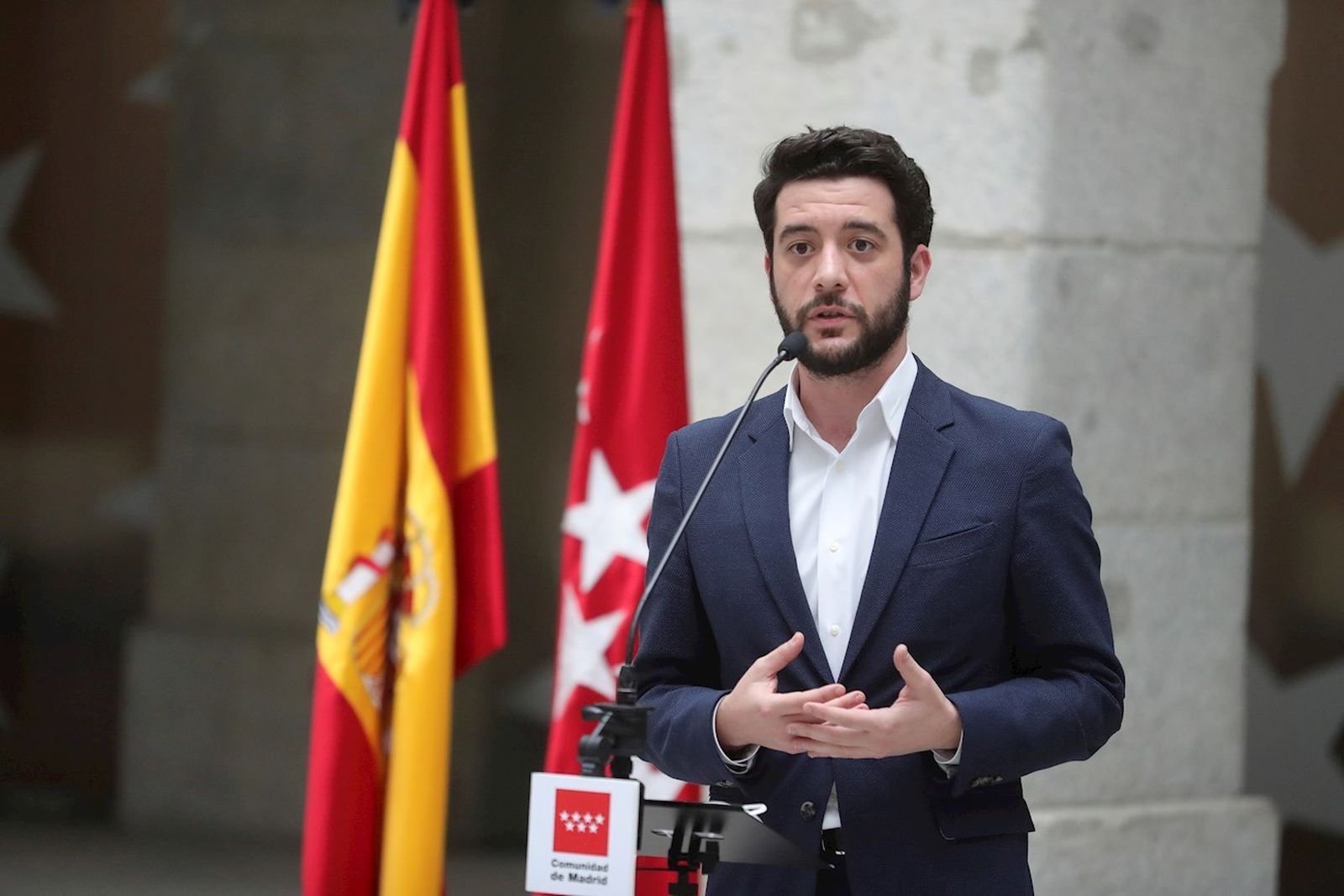 César Zafra, portavoz de Ciudadanos en la Asamblea de Madrid
