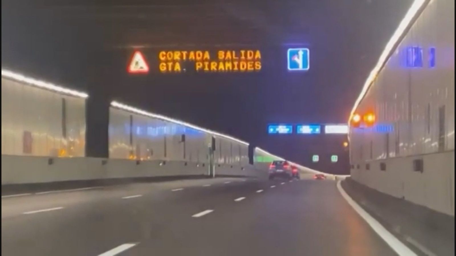 Una semana más, por lo menos, de corte en la salida de la M-30 hacia Pirámides