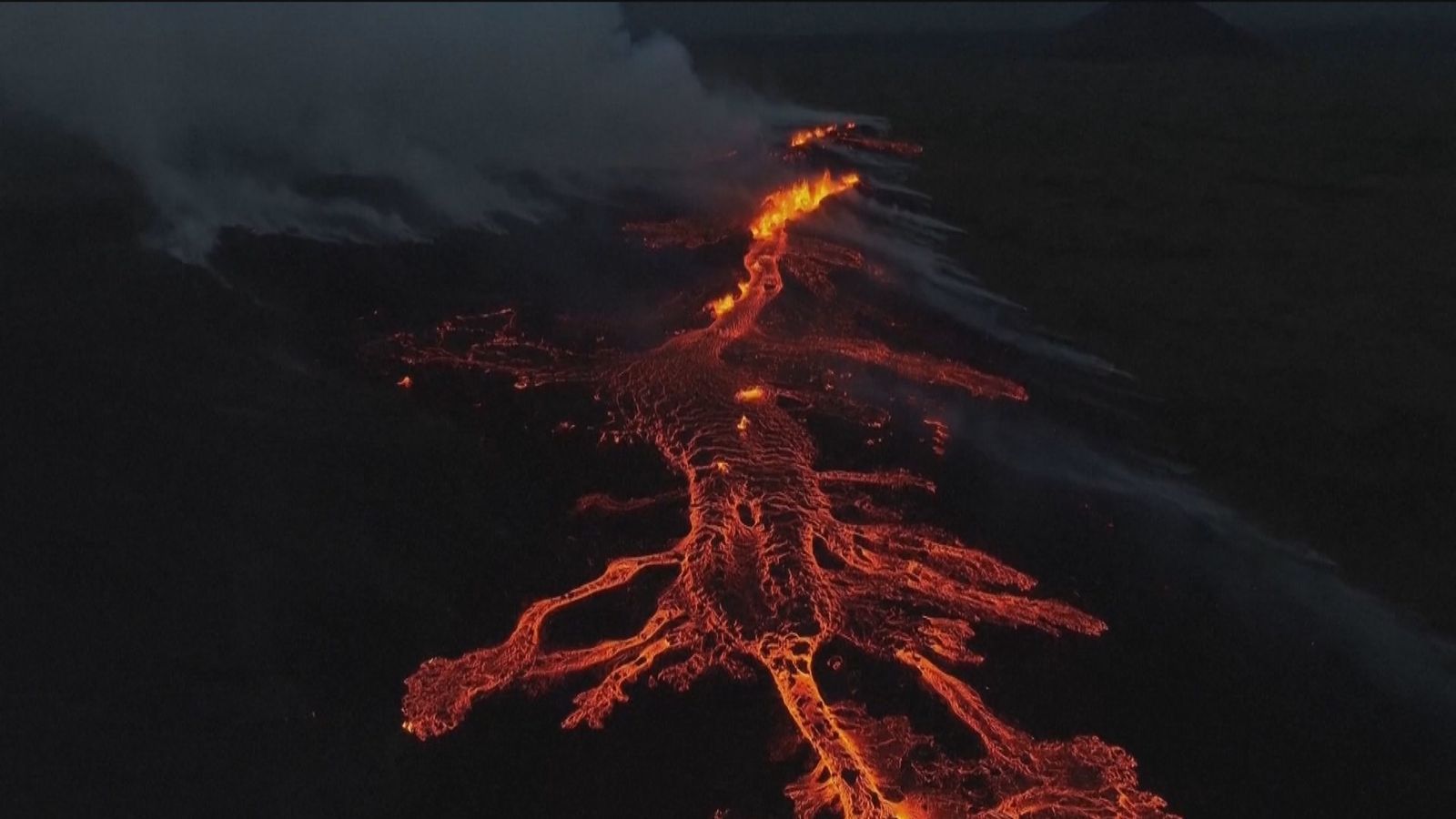 Erupción el volcán Fagradalsfjall en Islandia