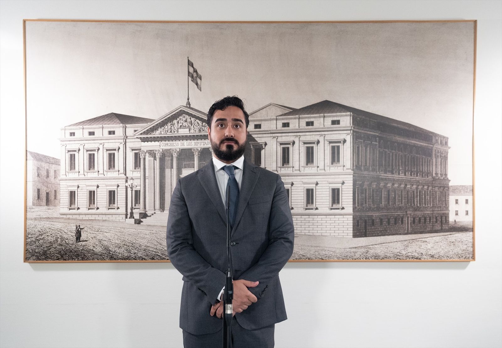 El eurodiputado Luis 'Alvise' Pérez, líder de la agrupación Se Acabó la Fiesta