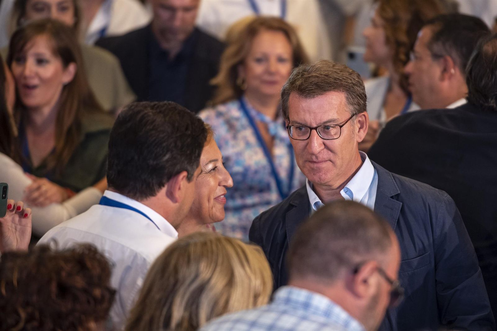 El líder del PP, Alberto Núñez Feijóo