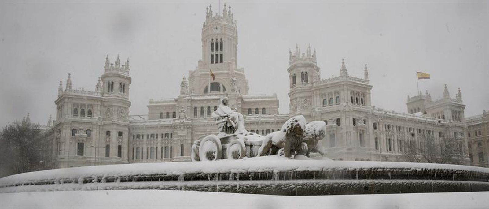 El paso de Filomena por Madrid