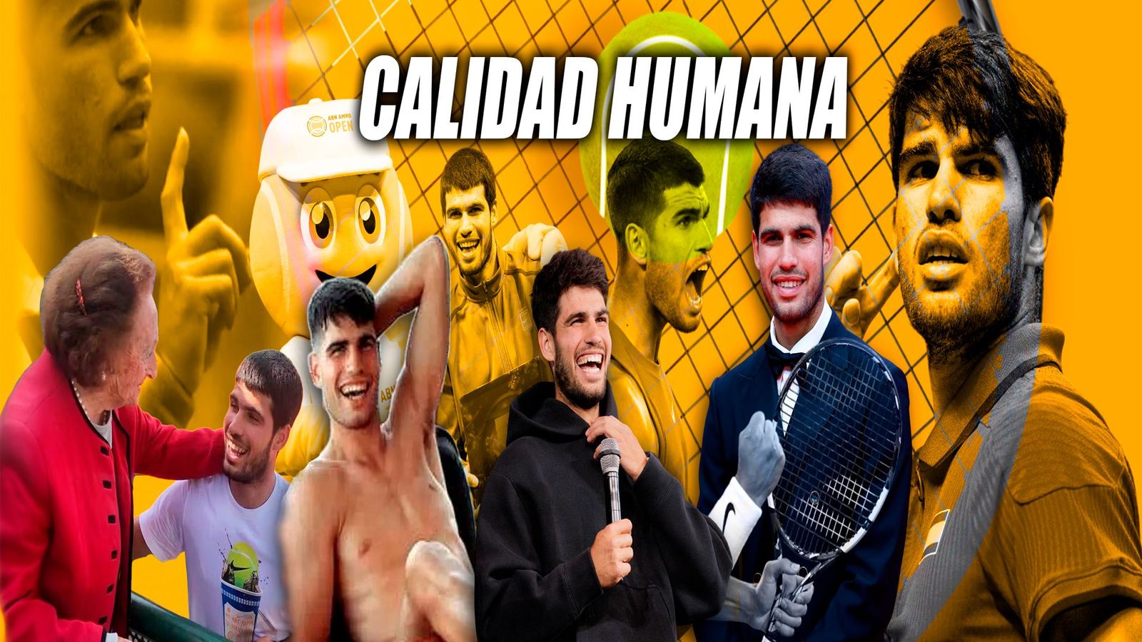 Alcaraz no para de sorprender por su tenis y por su calidad humana