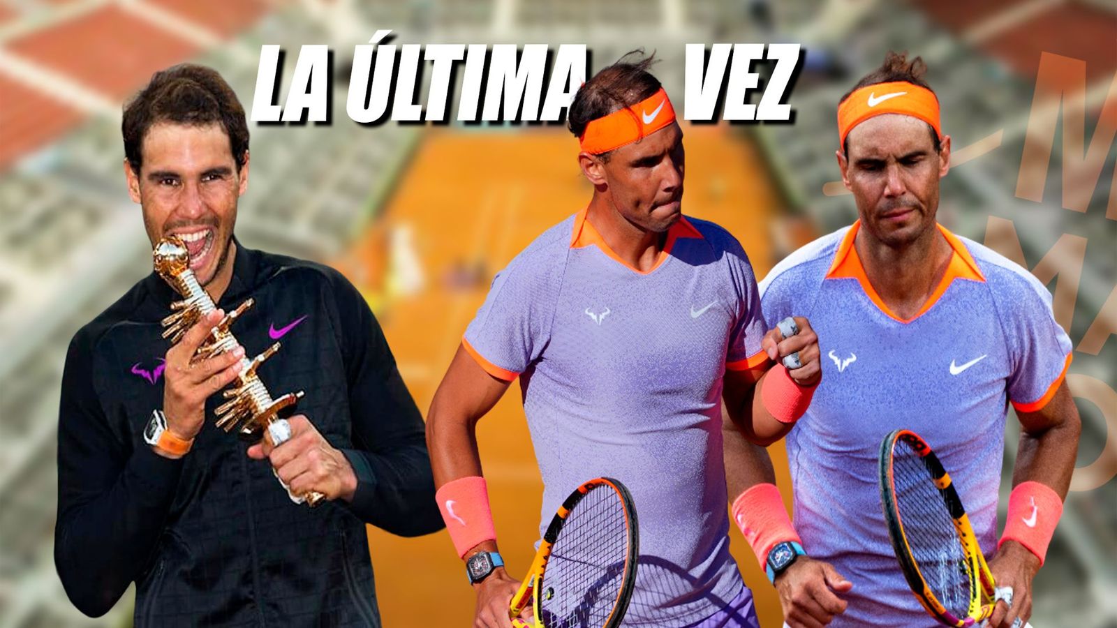 Nadal: "Si no fuera Madrid, no saldría a jugar"
