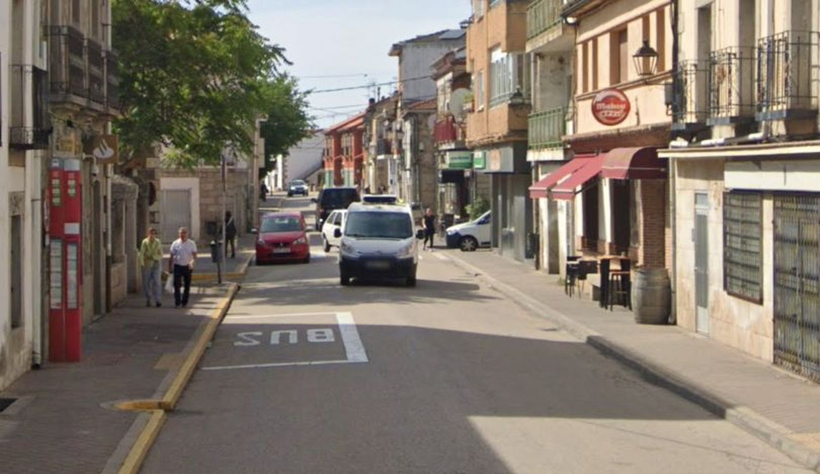 Avenida de Madrid, en Lozoyuela