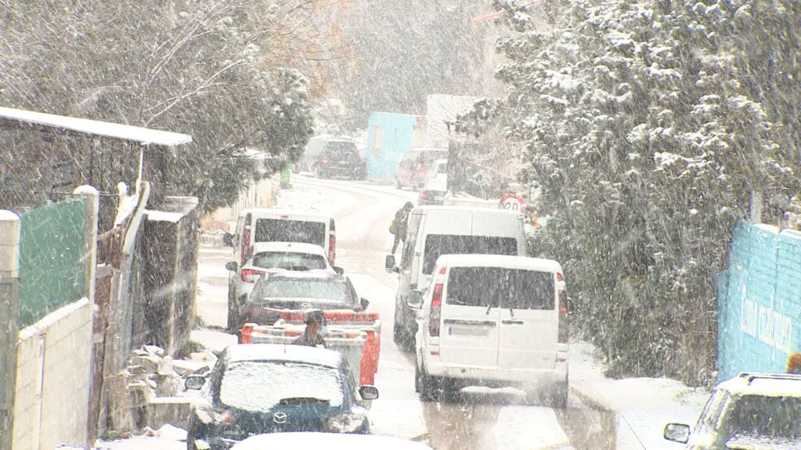 La nieve ha afectado con dureza a la Cañada Real