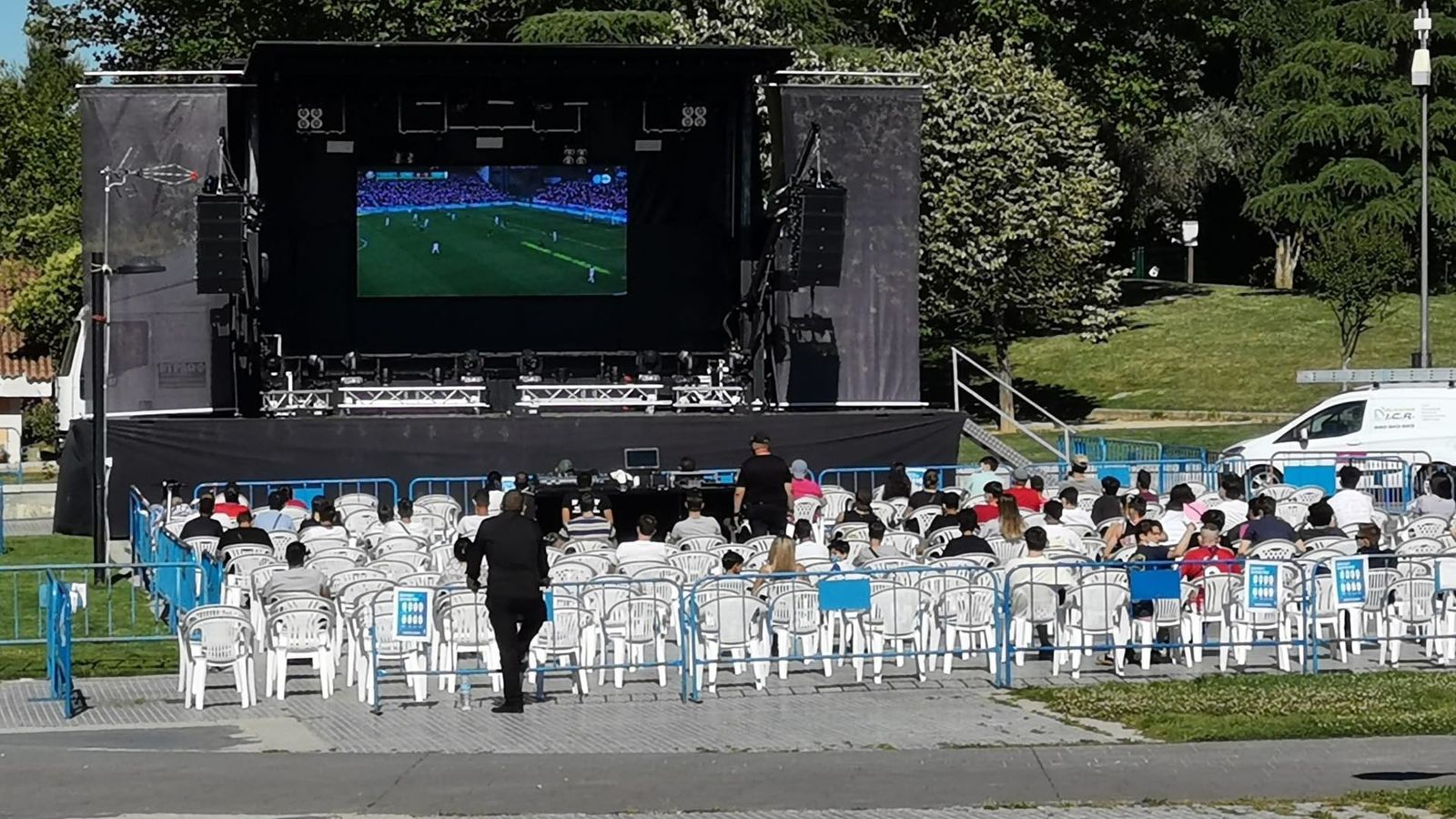 Pantalla gigante en Majadahonda