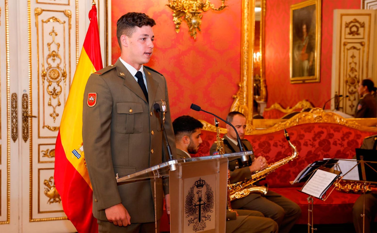 El soldado Diego Santillana, que rescató a un hombre en el incendio de Tres Cantos