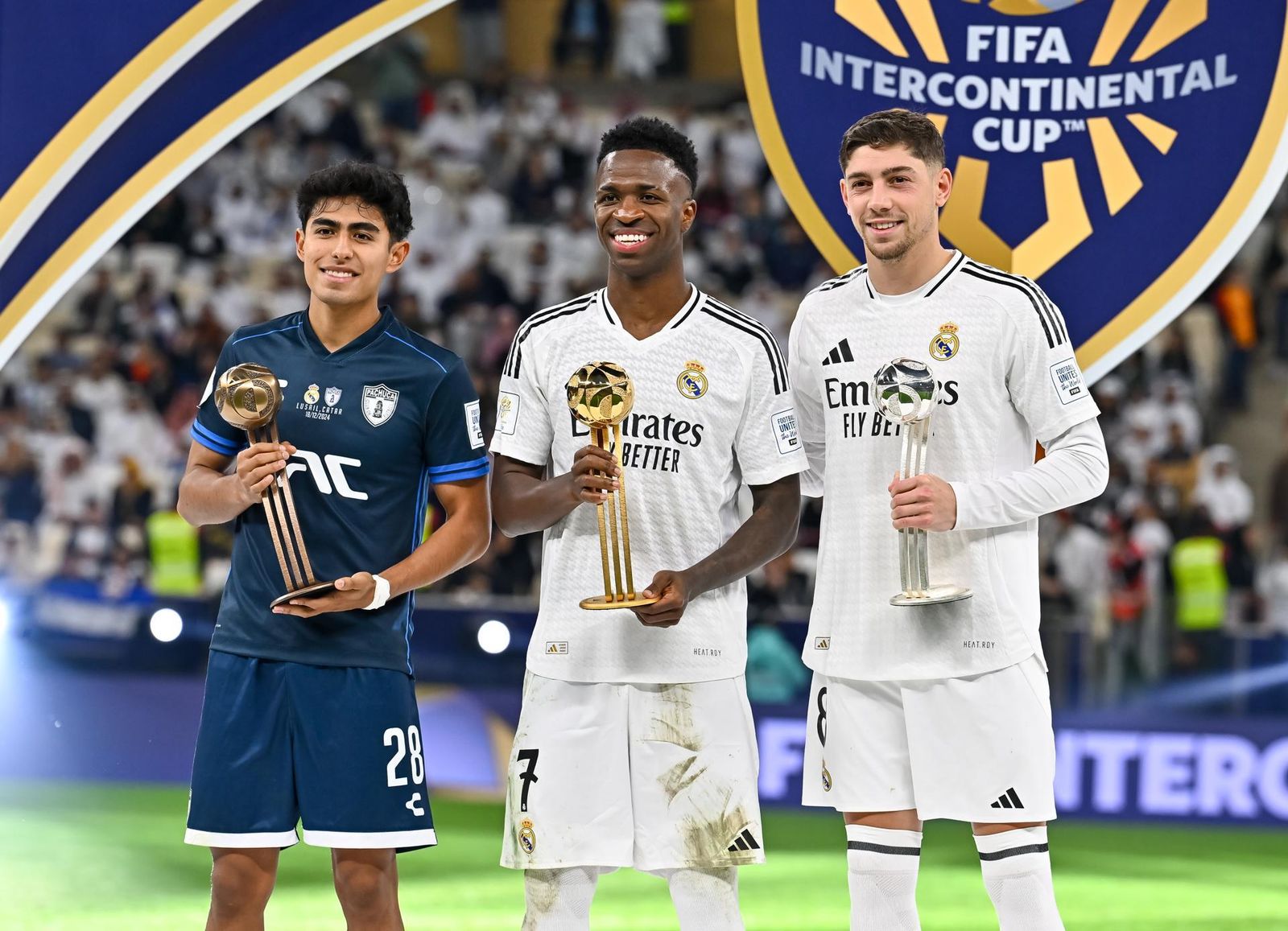 Montiel, Vinicius y Valverde
