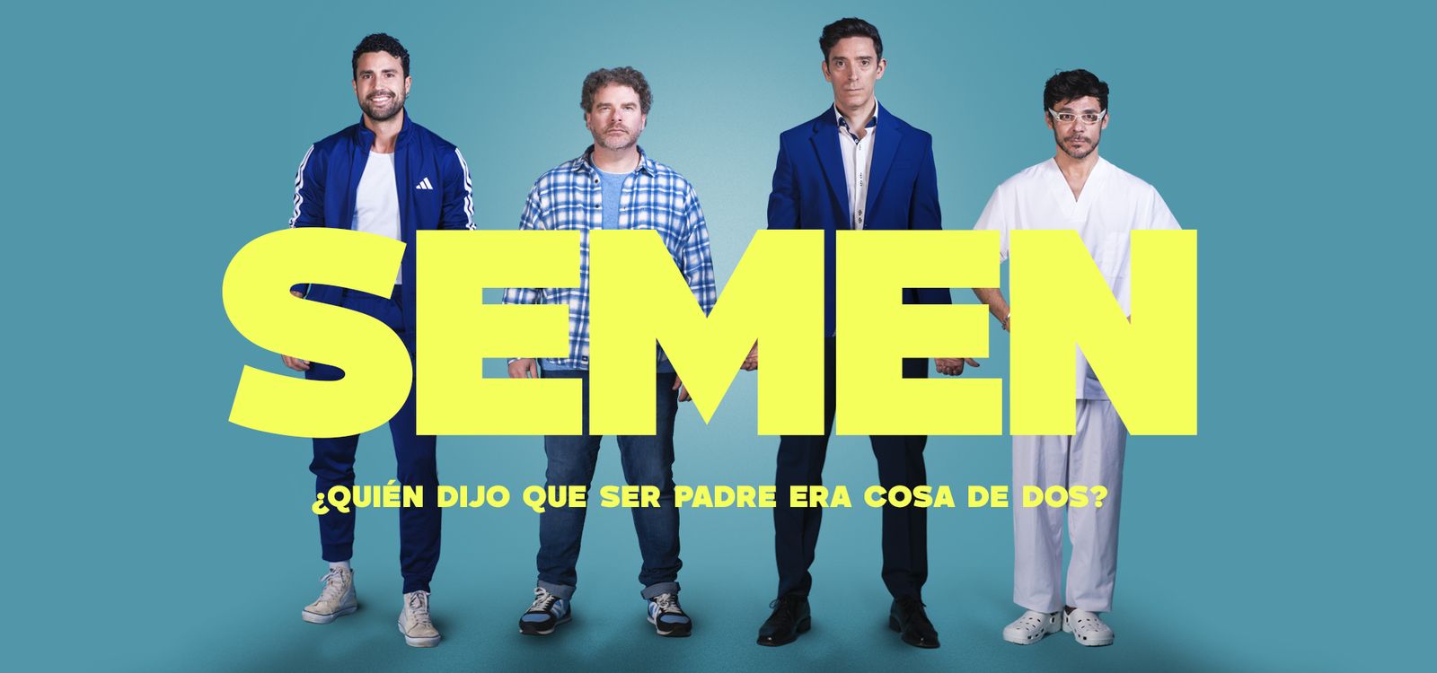 Cartel del la Comedia 'Semen' en los Teatros Luchana