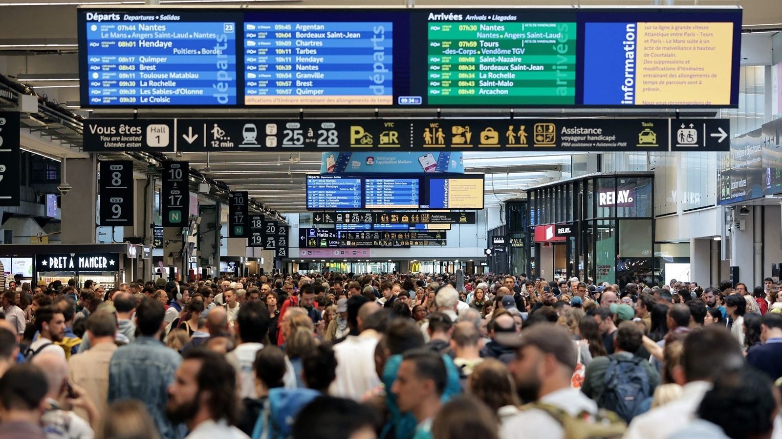 Sabotaje en los trenes de Alta Velocidad en Francia