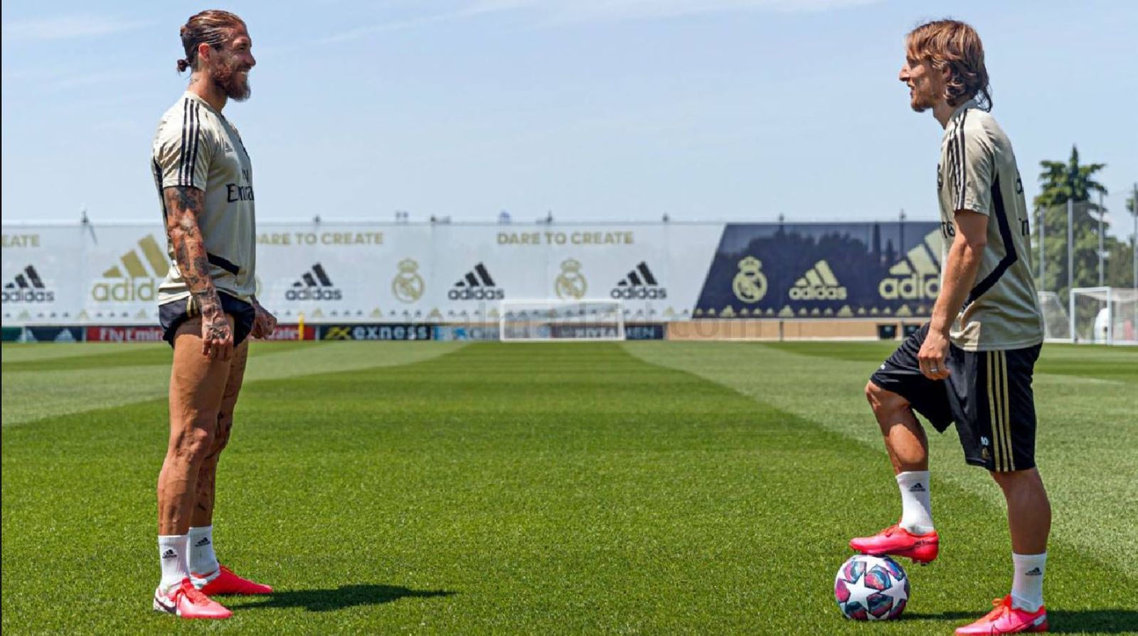 Sergio Ramos y Modric