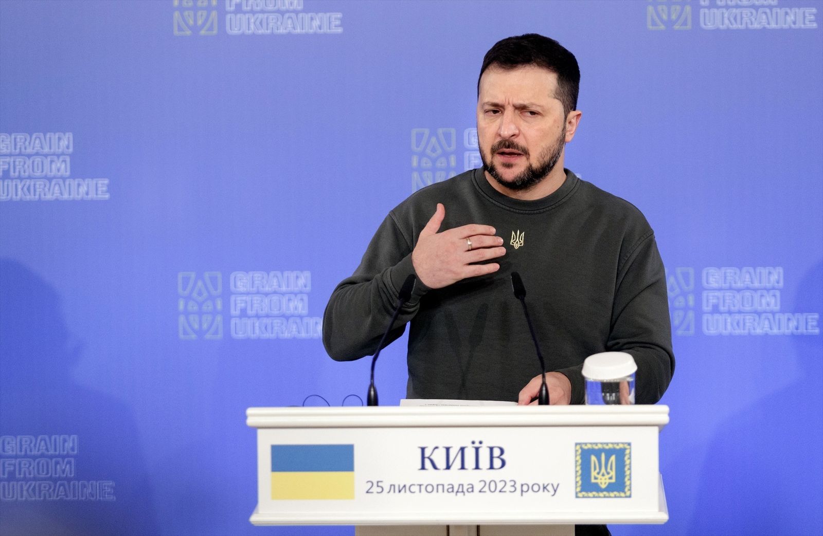 Imagen de archivo del presidente de Ucrania, Volodimir Zelenski