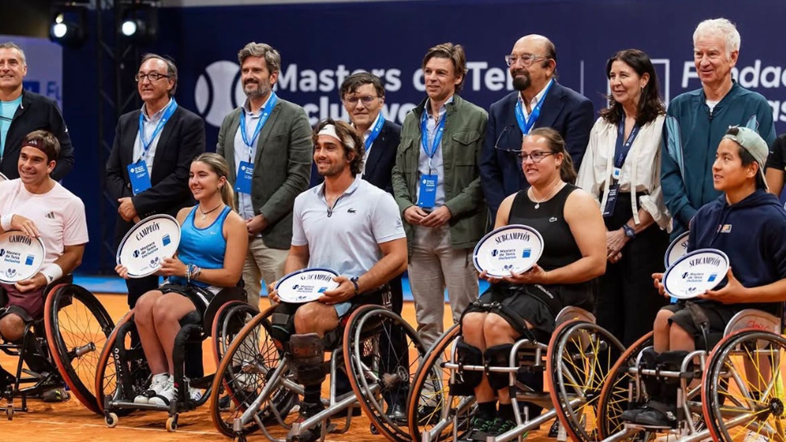 El tenis inclusivo brilla en la Caja Mágica