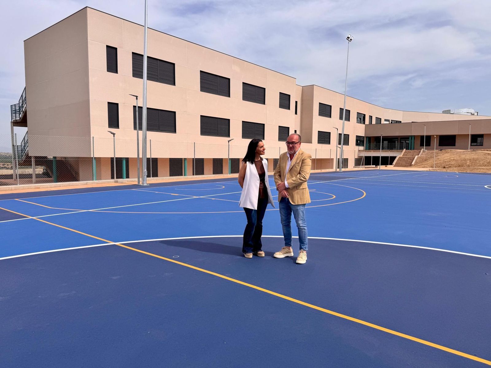 Visita de obra al nuevo IES de Arroyomolinos