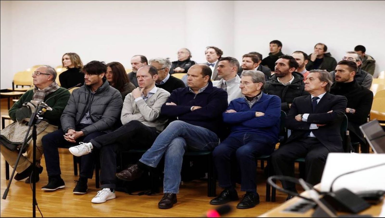 Banquillo de acusados del 'caso Osasuna'