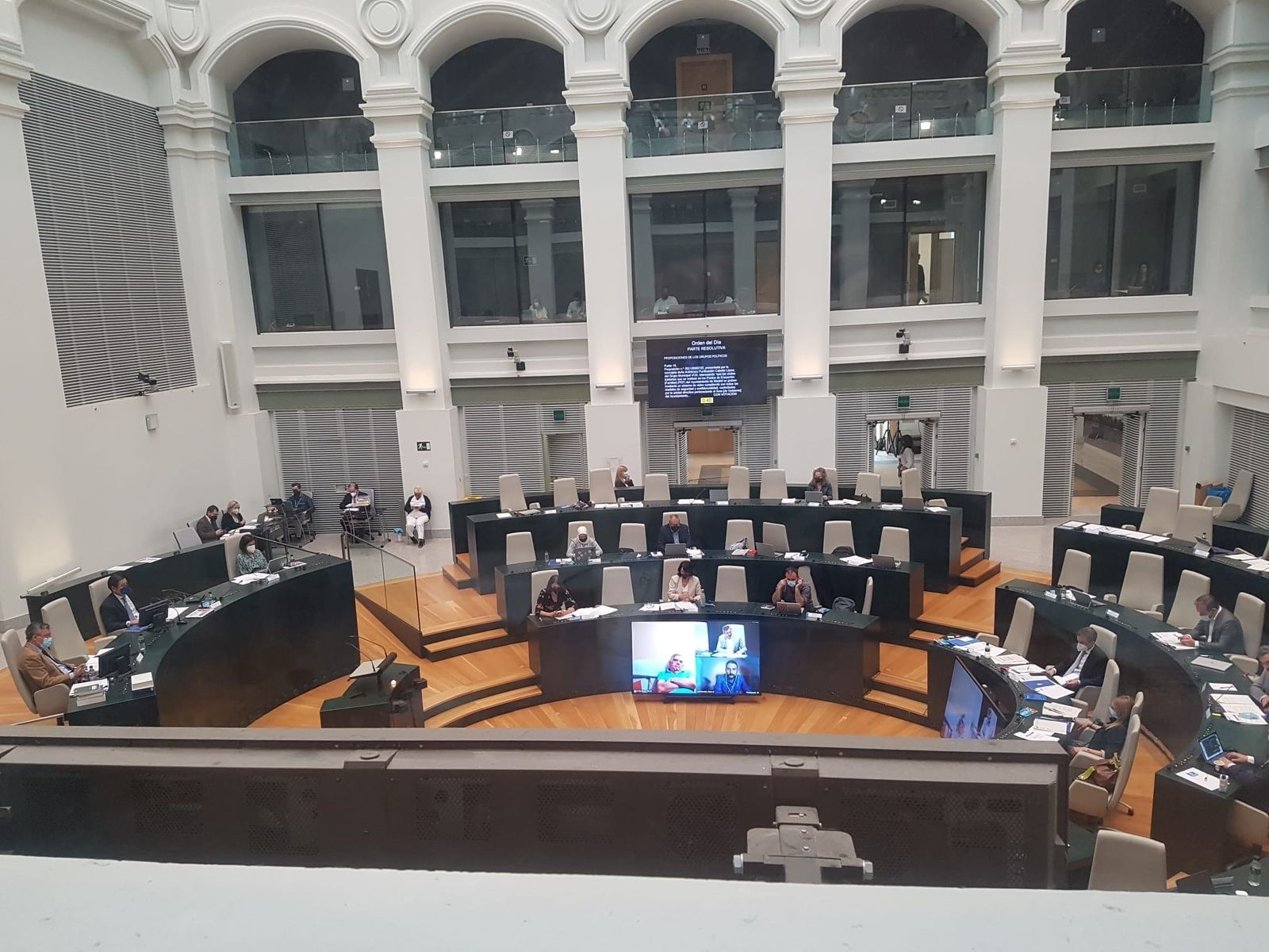 Pleno del Ayuntamiento de Madrid, celebrado este martes.