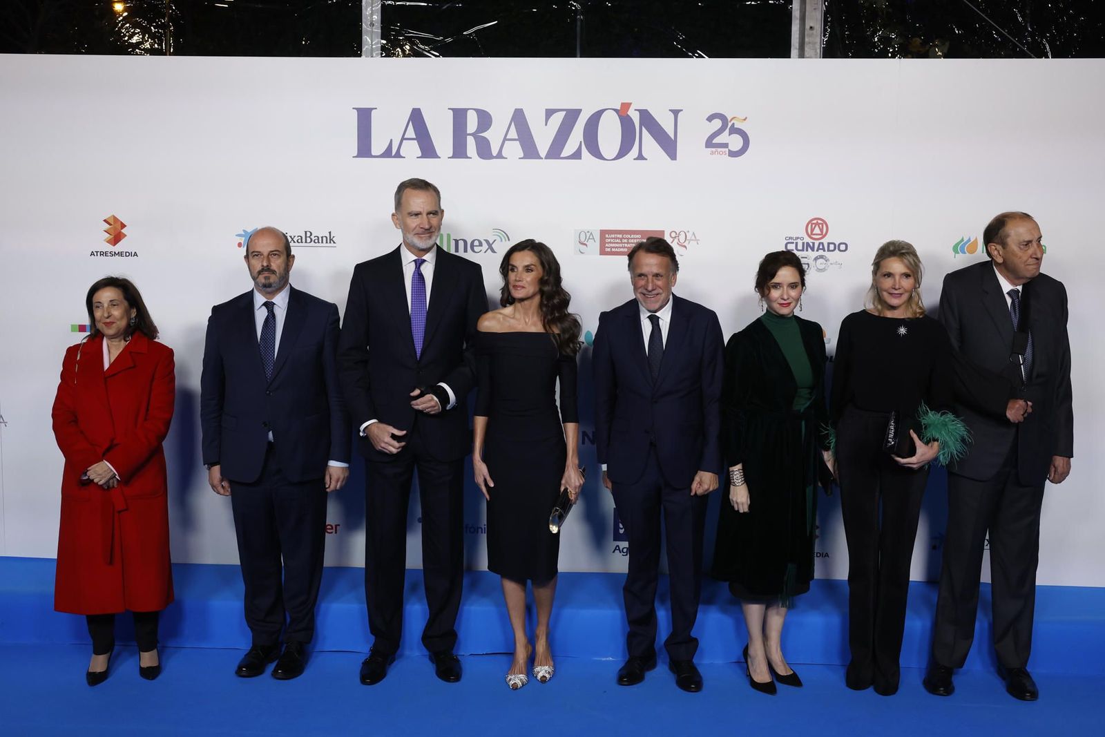 Los Reyes asisten a la celebración del XXV aniversario del diario 'La Razón'