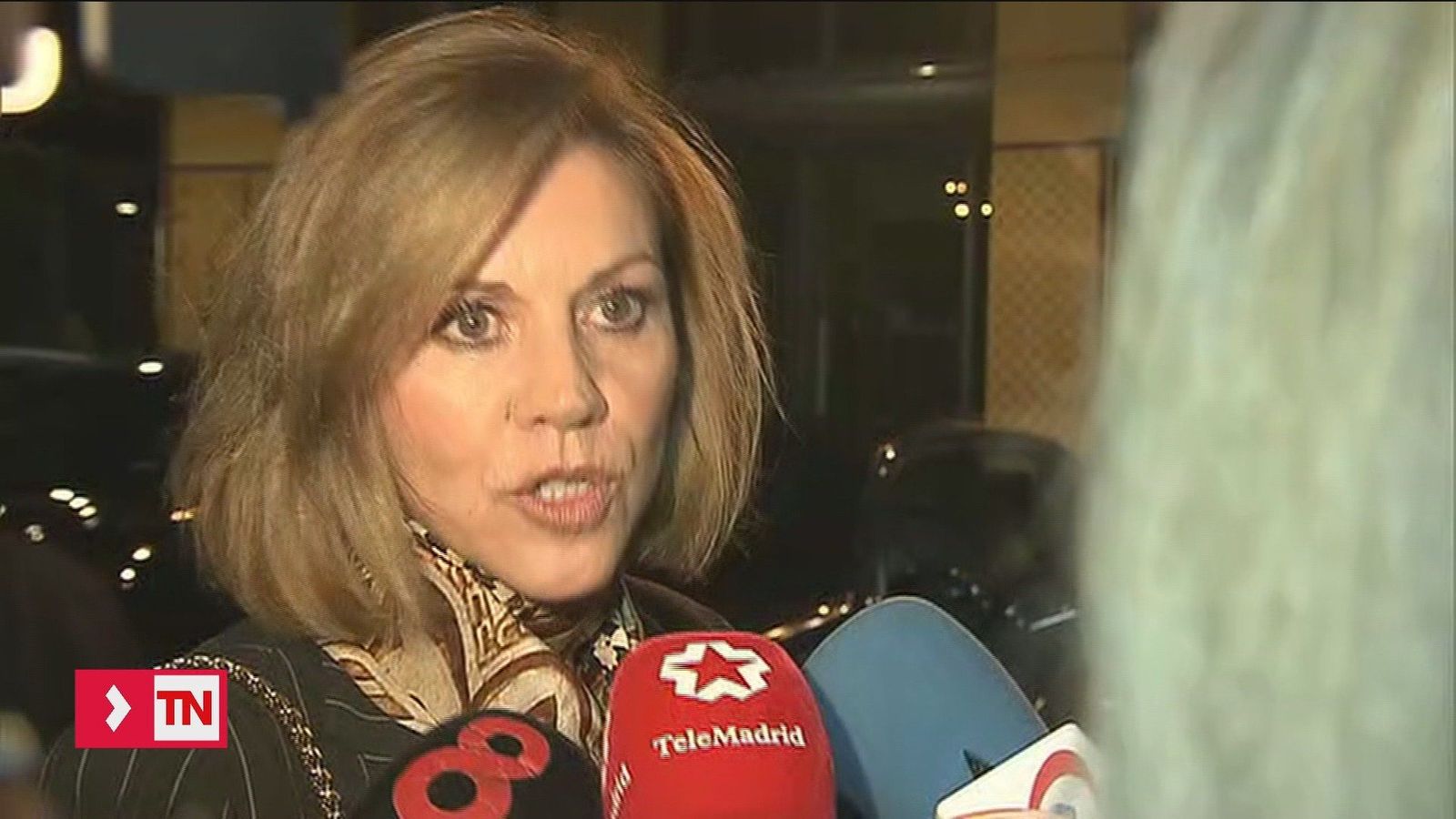 Cospedal asegura que no tiene "nada que ocultar" y que "abandona" para no perjudicar al PP